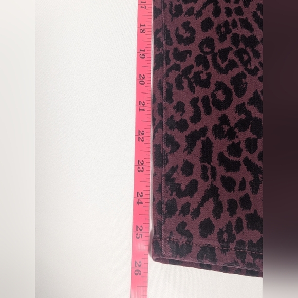 Social Standard Sanctuary Mid Rise Ankle Skinny Leopard Print Pants Size 12 - Picture 10 of 12